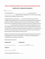 Photos of Mortgage Compliance Agreement Form