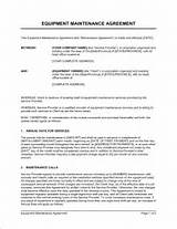 Pictures of Refrigeration Maintenance Contract Template