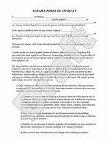 Pictures of Free Printable Durable Power Of Attorney Form Texas