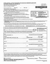 Pictures of Nevada State Business License Application Form