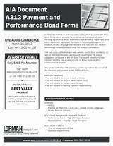 Pictures of Aia Performance Bond