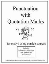 Photos of Punctuation Rules For Quotes