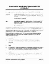 It Management Services Agreement Images