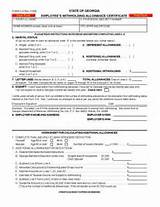 Georgia State Taxes Form