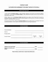 Images of Direct Deposit Payroll Forms