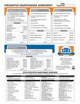 Hvac Service Agreement Template Images