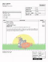 Images of Invoice For Landscaping Services