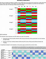 Photos of Rotating Schedule Template