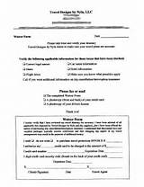 Insurance Liability Waiver Form Template Pictures