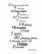 Photos of Workout Exercises To Do At Home