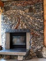 Pictures of Rock Fireplace
