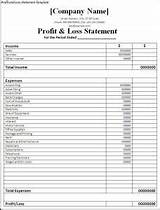 Certified Profit And Loss Statement Images