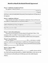 Residential Lease To Own Agreement Template Images