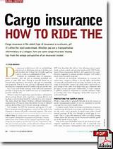 What Does Cargo Insurance Cover Photos