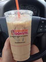 Images of Dunkin Donuts Medium Iced Coffee