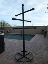Towel Racks For Pool Pictures