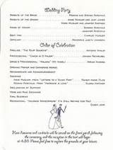 Free Printable Wedding Programs Online