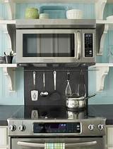 Microwave Shelf Over Stove Images