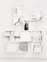 White Wall Storage Shelves Pictures
