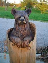 Pictures of Chainsaw Wood Carvings For Sale