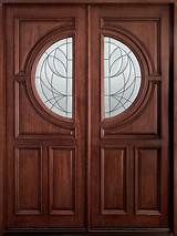Pictures of Solid Mahogany Double Entry Doors