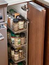 Pictures of Slide Out Cabinet Spice Rack