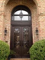Tuscan Style Double Entry Doors
