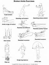 Exercise Routine Sprained Ankle Pictures