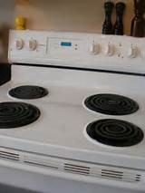 Pictures of Electric Stove Cleaning
