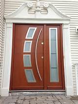 Glass Wood Door Designs Photos