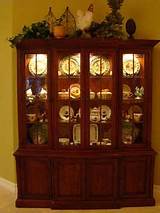 Pictures of How To Decorate A China Cabinet Without China