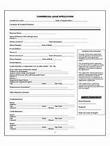 Free Commercial Lease Application Form