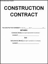 Template Contractor Agreement Images