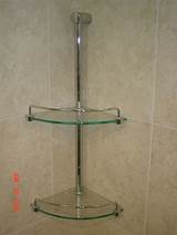 Shower Corner Shelf Glass