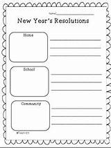 New Year S Resolutions Writing Template Images