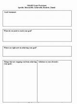 Pictures of Performance Review Goal Setting Template
