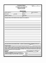 Pictures of Contractor Proposal Template Free