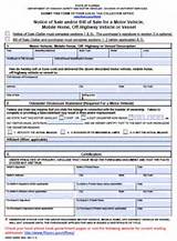 Florida Bill Of Sale For Boat