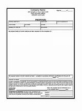 Contractor Proposal Template Free Pictures