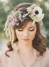 Photos of Fresh Flower Wedding Headpieces