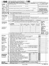 Pictures of Business Tax Form 1040