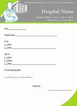 Free Doctor Excuse Template Images