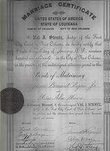 Photos of Louisiana Medical License