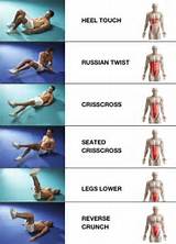 Images of Different Workout Exercises