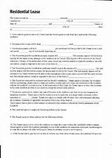 Pictures of Free Real Estate Forms Residential Lease Agreement