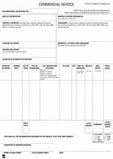 Pictures of Commercial Invoice Template Canada To Usa