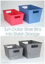 Pictures of Dollar Store Storage Containers