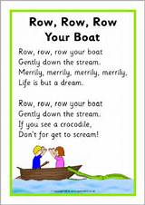 Row Your Boat Lyrics Images