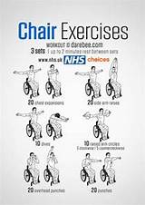 Pictures of Chair Exercise Routine