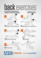 Lower Back Exercise Routine Photos